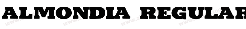 Almondia Regular字体转换
